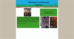 Desktop Screenshot of medranoslandscaping.net